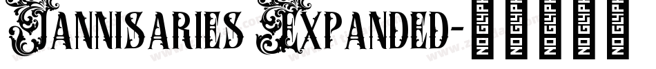 Jannisaries Expanded字体转换